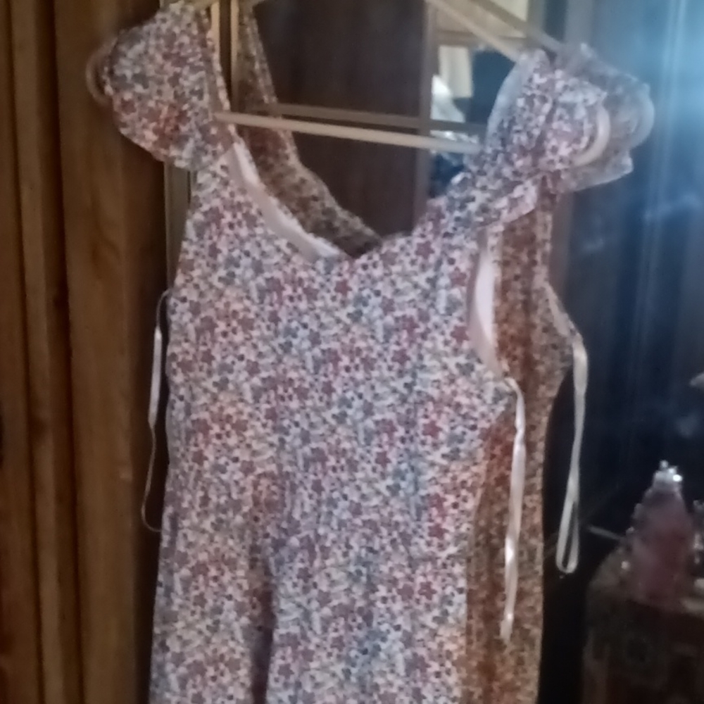 Long flowered summer dress